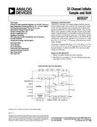 Datasheet EVAL-AD5532EB manufacturer Analog Devices